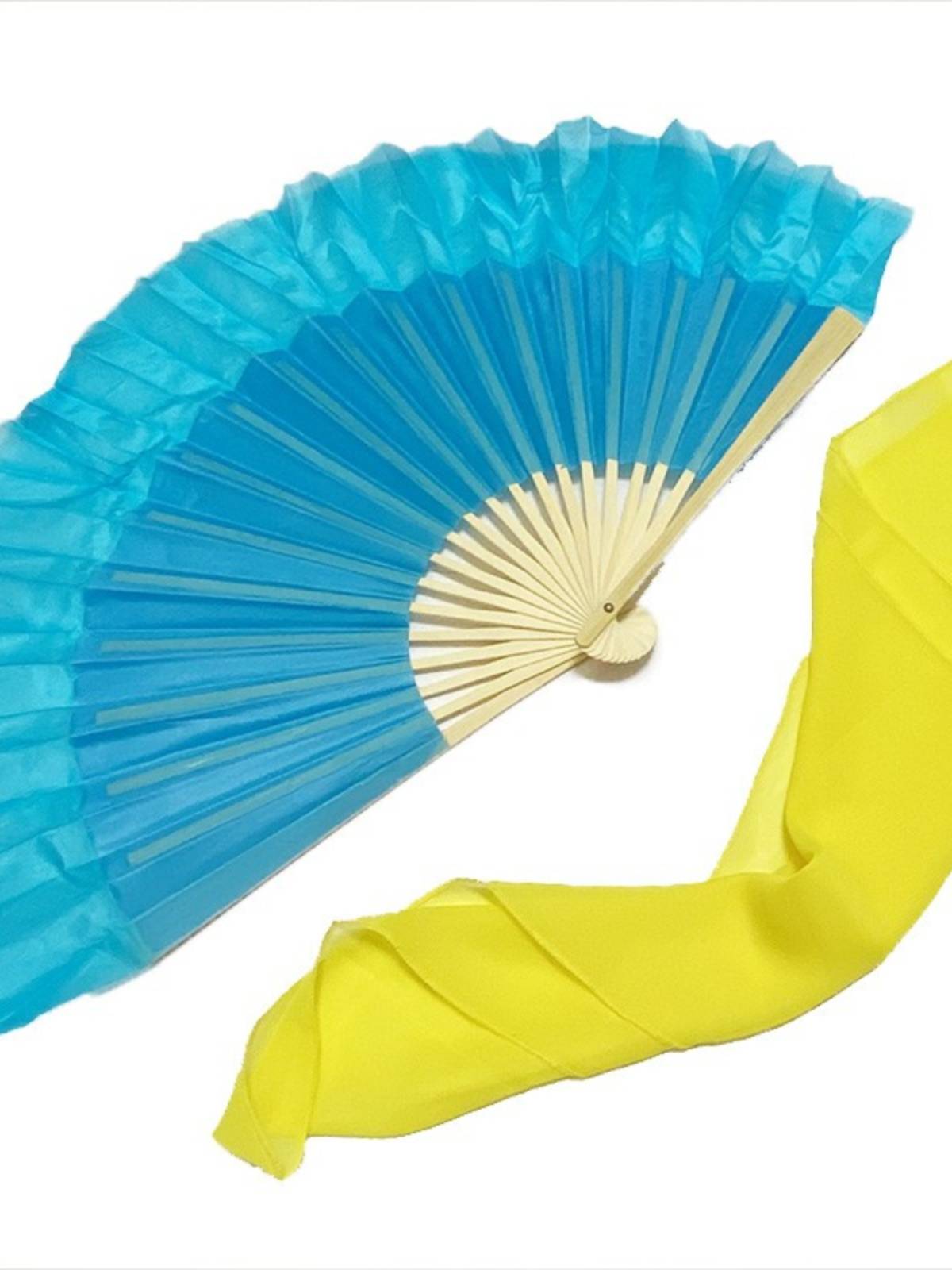 Eight -level Chashan Singing Fan Fan Silk Scarf Hand Scarf Chinese Dance Association Testing props Anhui Huagu Yunnan Fan