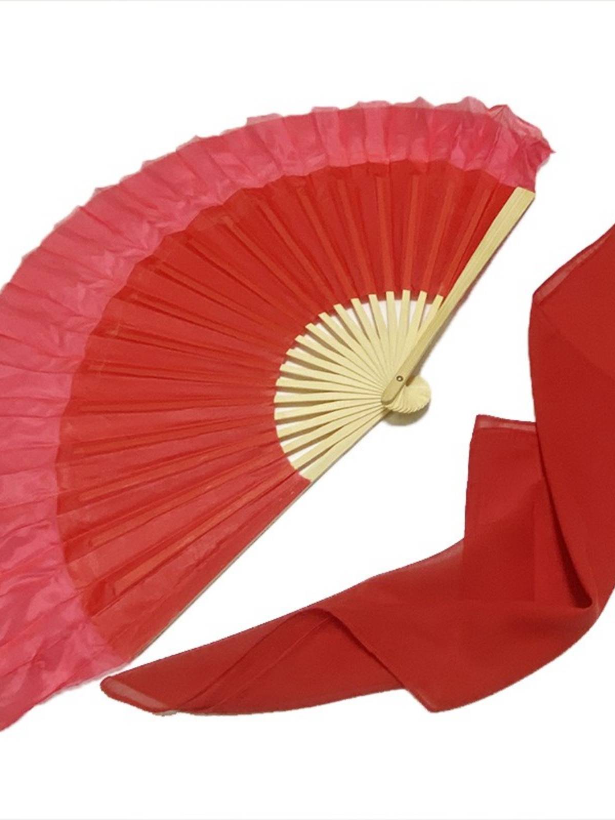 Eight -level Chashan Singing Fan Fan Silk Scarf Hand Scarf Chinese Dance Association Testing props Anhui Huagu Yunnan Fan