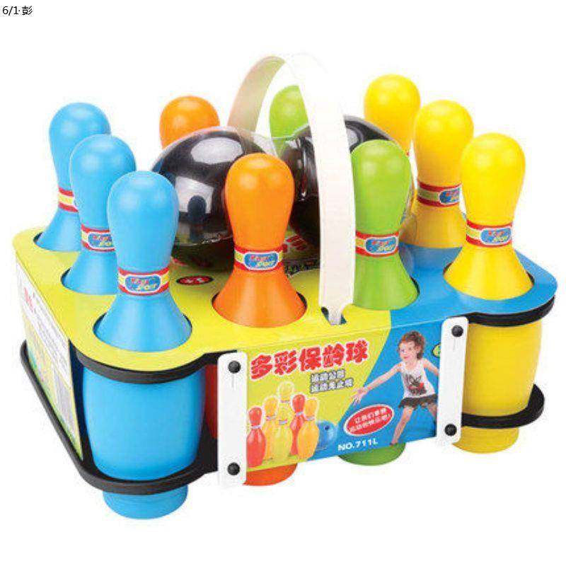 Children's bowling toy baby room large -scale parent -child set company