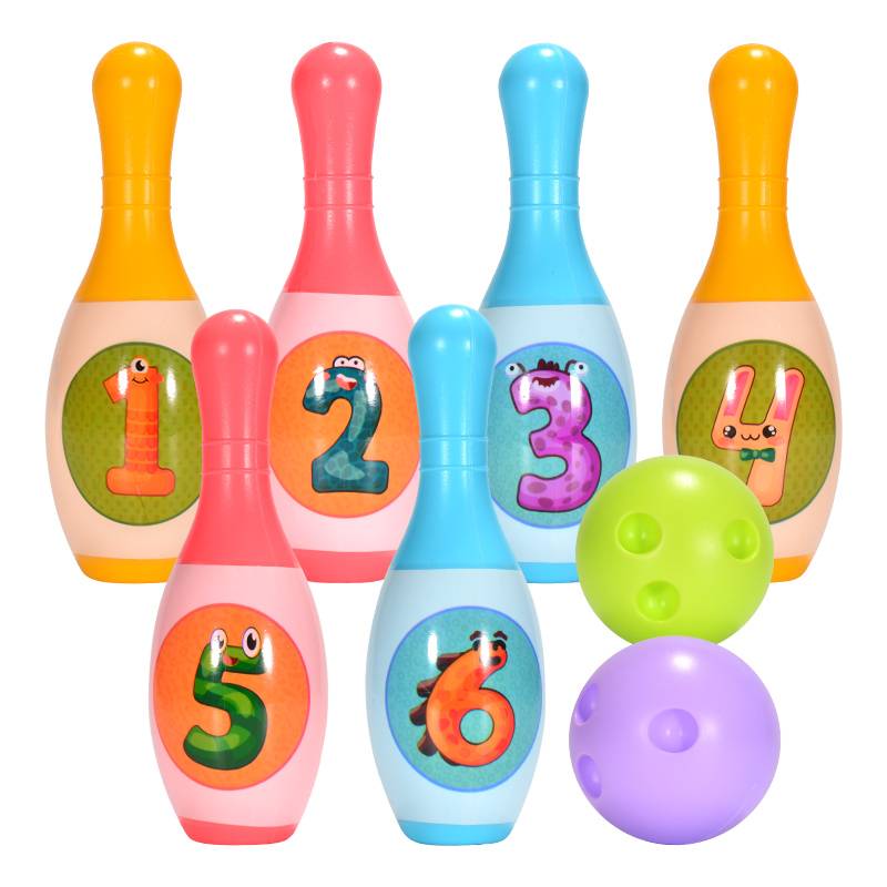Children's large bowling toy suit, indoor baby kindergarten ball, parent -child interactive sports boys toys