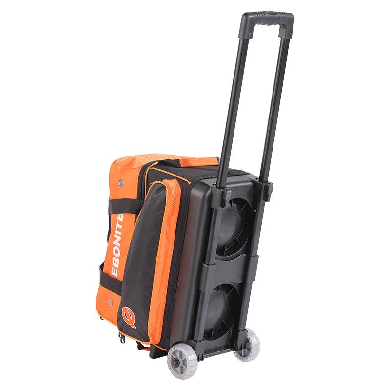 ZTE's new Aboni ebonite bold ball bun lever transparent wheel double ball bag