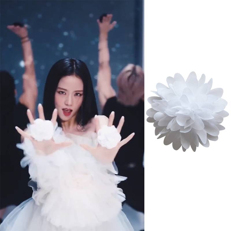 [1 pair] Jisoo same white white