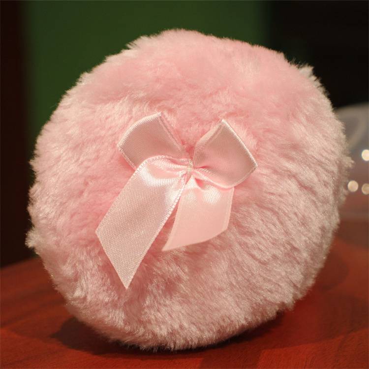 Bringing the handle, the puff of the puff, the puff of the pink powder, the powder puff baby, the children's loose powder, portable soft, comfortable skin
