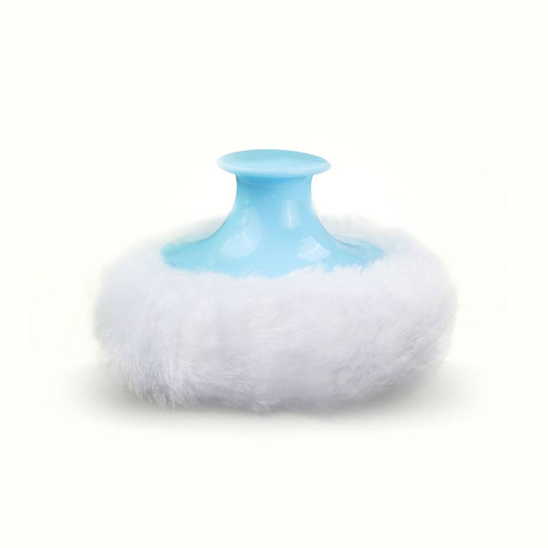 1 handle plush puff