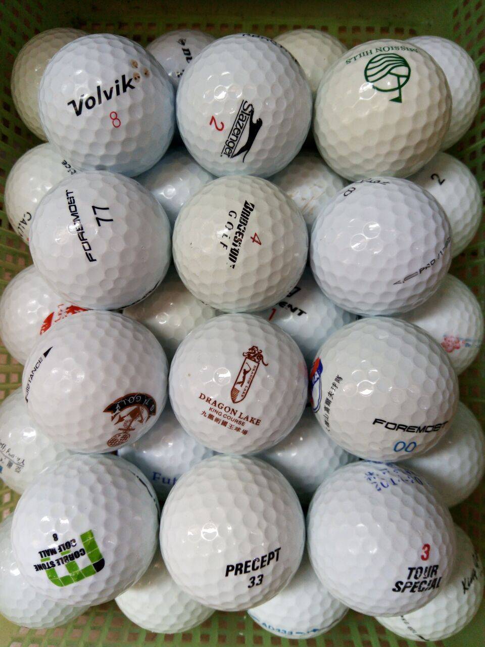 (50) Miscellaneous balls 7-9 % new