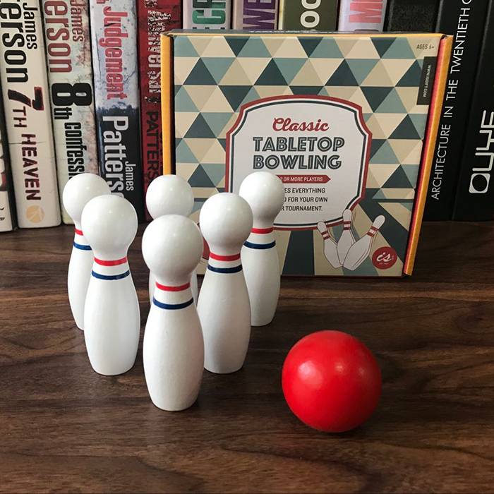 Wooden bowling ball children toys mini -bowling parent -child activity wooden solid wood toy desktop game