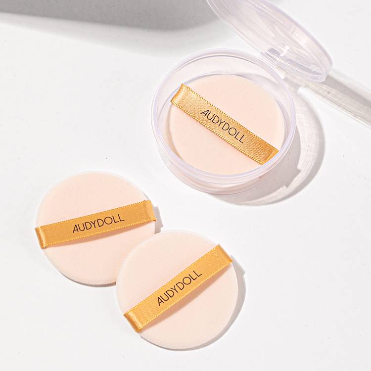 CT powder puff replacement of amproid powder, round makeup, dedicated to kvd banana powder E large cake