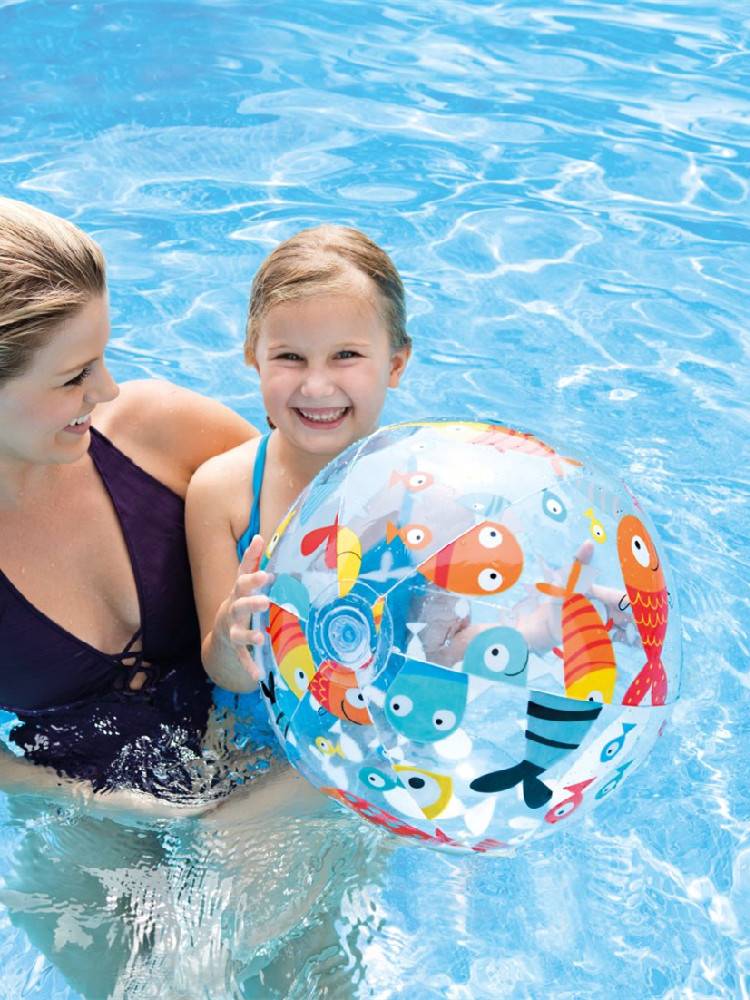 Men and girls Super large beach ball Baby Ocean Ball Children Playing Ball Adult Transparent Inflatable Play Ball