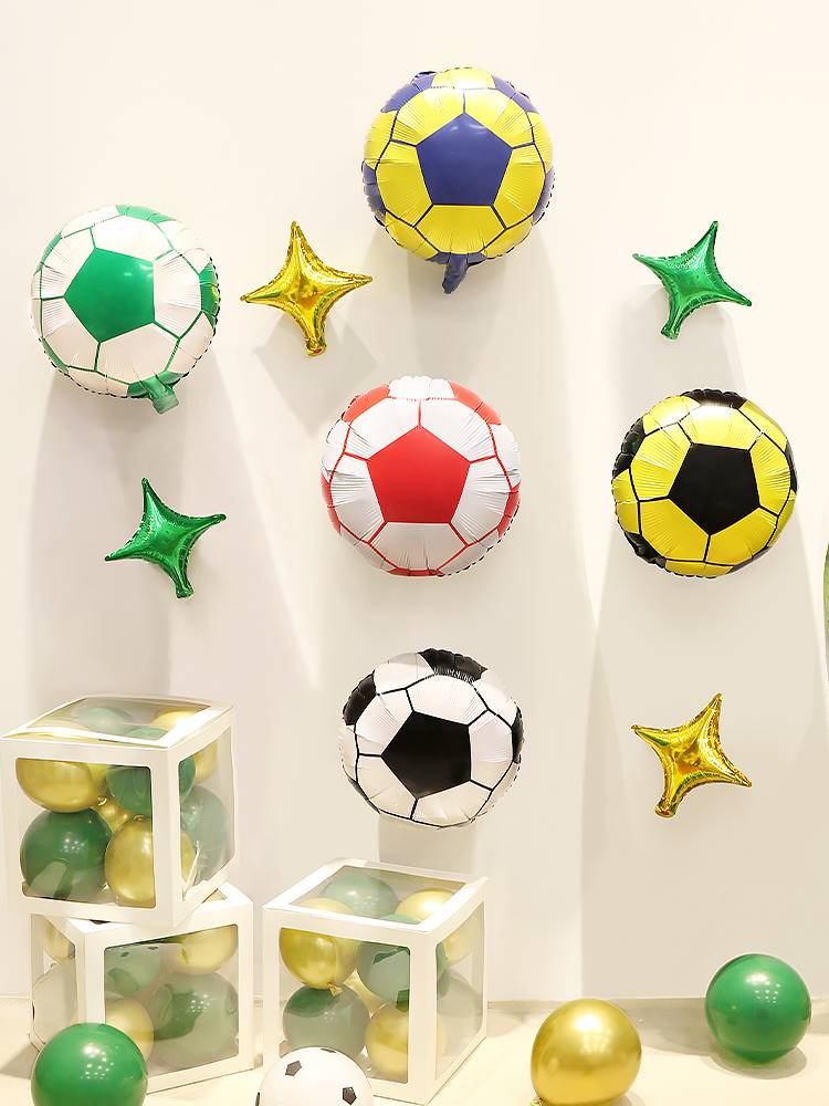 2024 European Cup Football theme Peripheral Jersey Decoration Balloon Ball Store Bottom Body Lottery Shop atmosphere scene layout