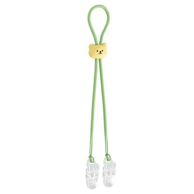 Dry rice clip hanging neck infantile children handkerchief water towel pinching adult napkin, pacifier pacifier bib