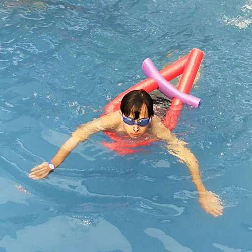 Solid swimming stick empty heart sponge rod drift rod floating stick buoyant stick bubble bar bars atmosphere prop