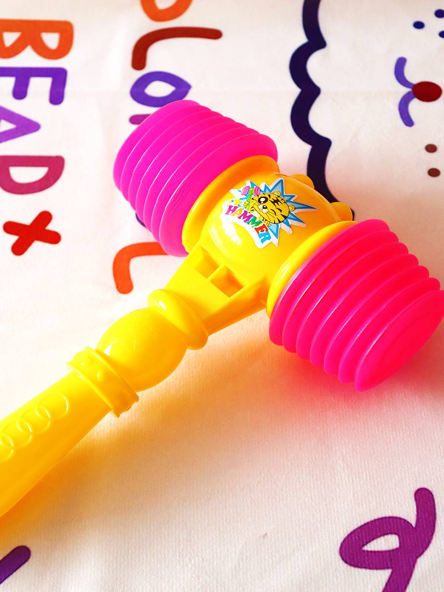 Large BB Hammer Children Boy Girls, Toys Plastic Hammer Tap Hammer Kindergarten Class Interactive Game Teaching
