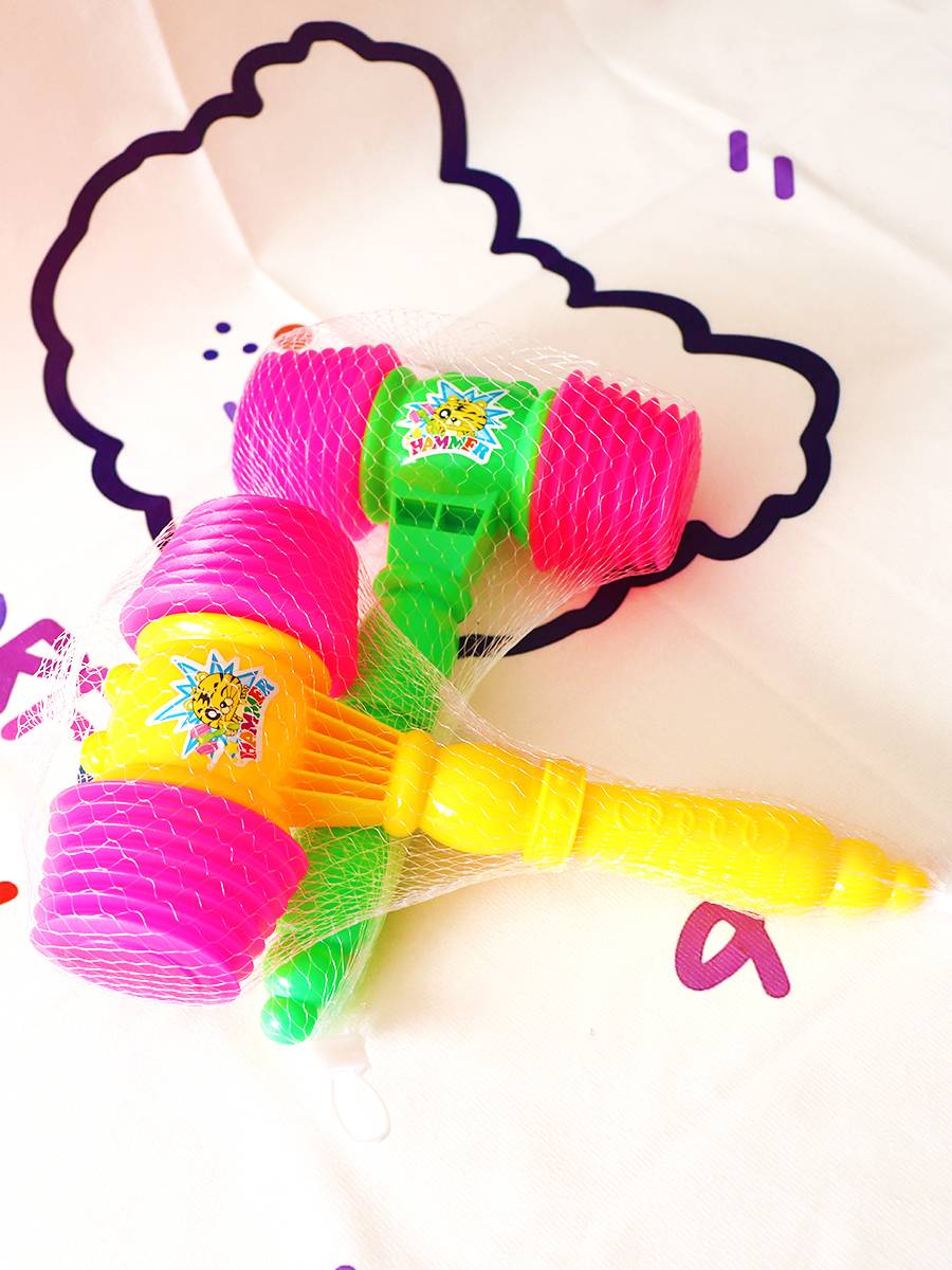 Large BB Hammer Children Boy Girls, Toys Plastic Hammer Tap Hammer Kindergarten Class Interactive Game Teaching