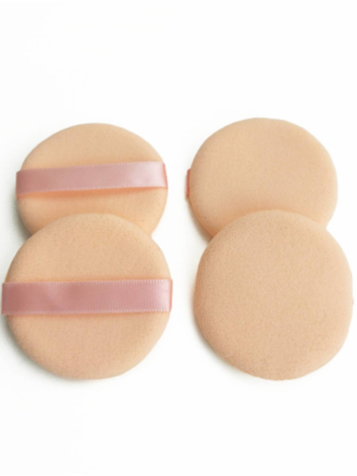 6 pieces of fixed makeup powder powder puff ribbon hook hooks round square cavernous latex wet wet dual -use makeup loose puff