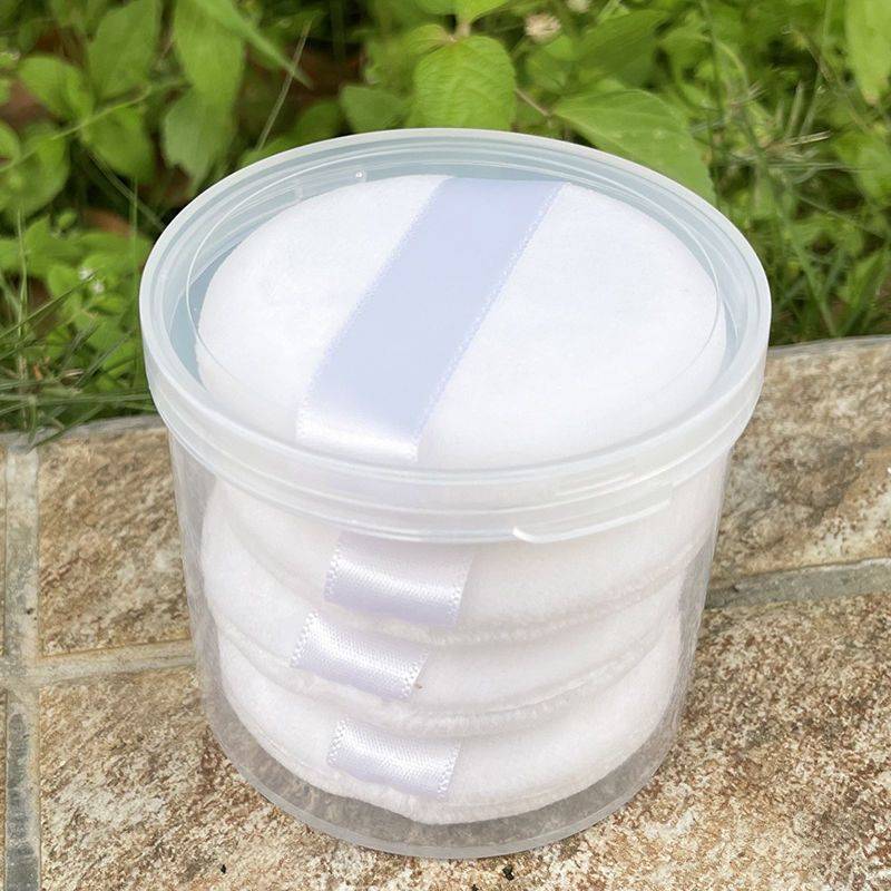 4 [White Ribbon] Big Round Box
