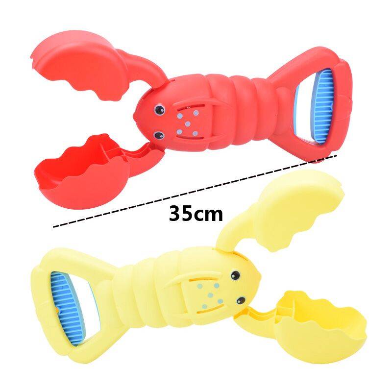 Douyin lobster clamp beach toy playing snow robotic hand clip snow ball children's snowball clip shark graphic pliers