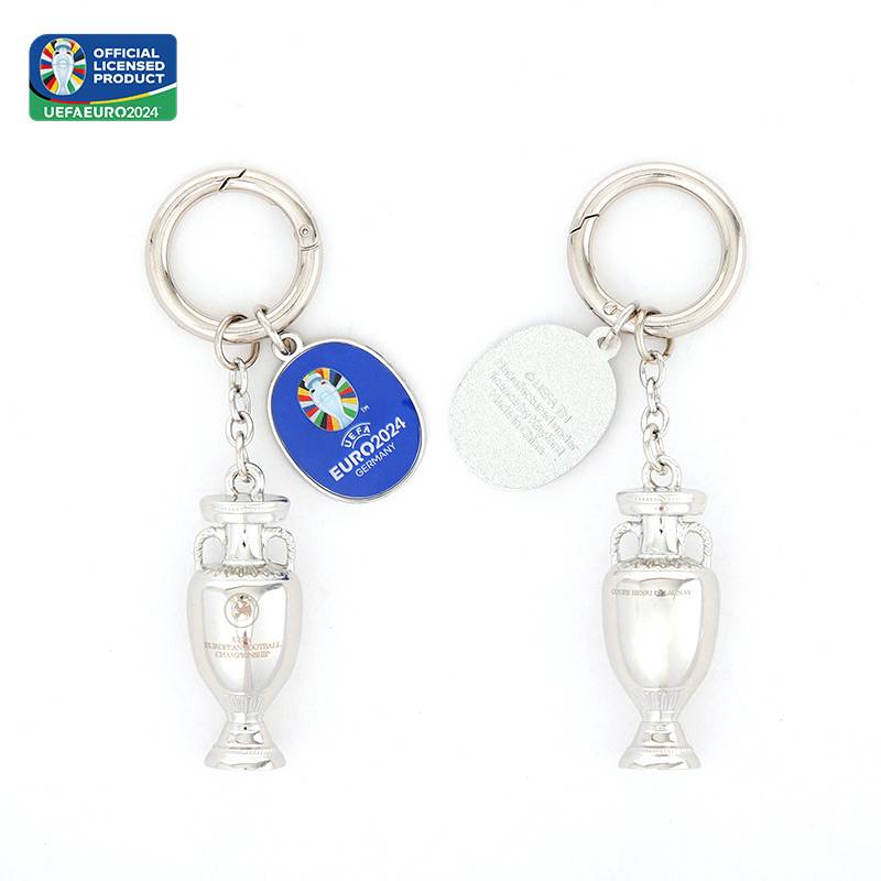 2024 German football European Cup mascot keychain official surrounding collection star decoration card commemorative product