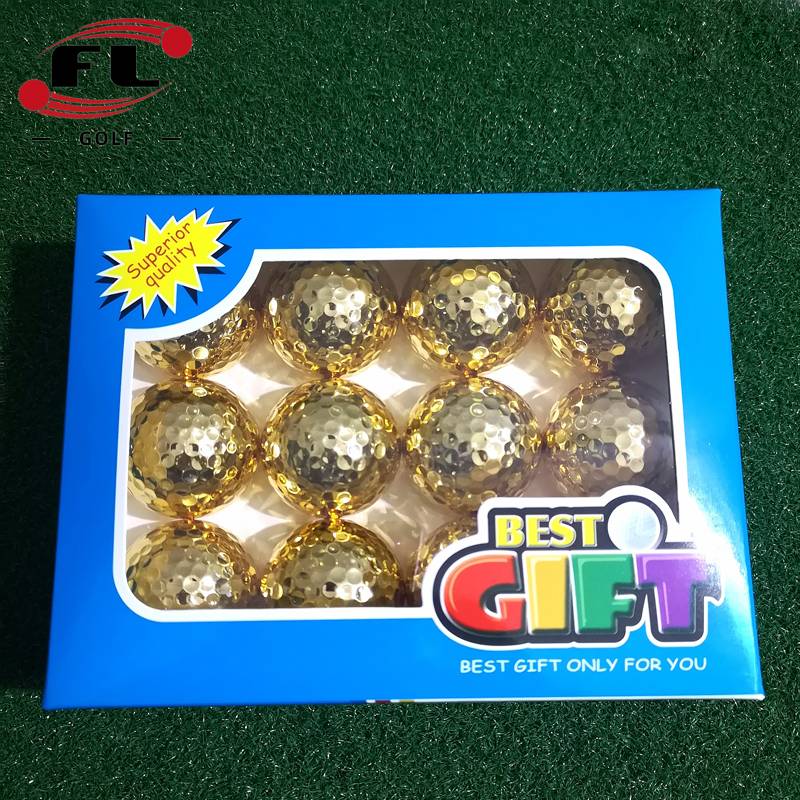 12 ball boxes (golden)