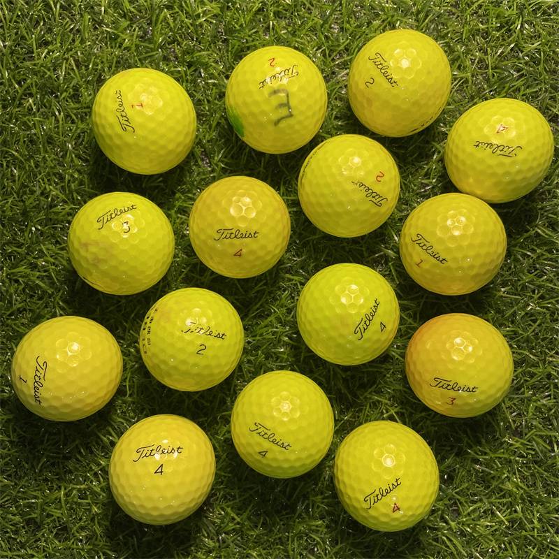 Titleist color ball three or four layers 6-8 % new 50 pieces
