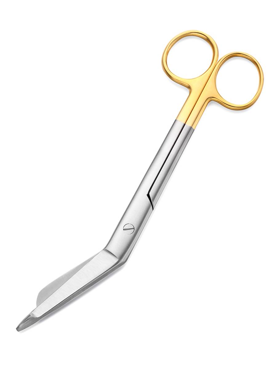 Gauze bandage scissors, stainless steel 14cm18 cm dressing, shearing gypsum shears, gold handle handle, scissors, nurse scissors