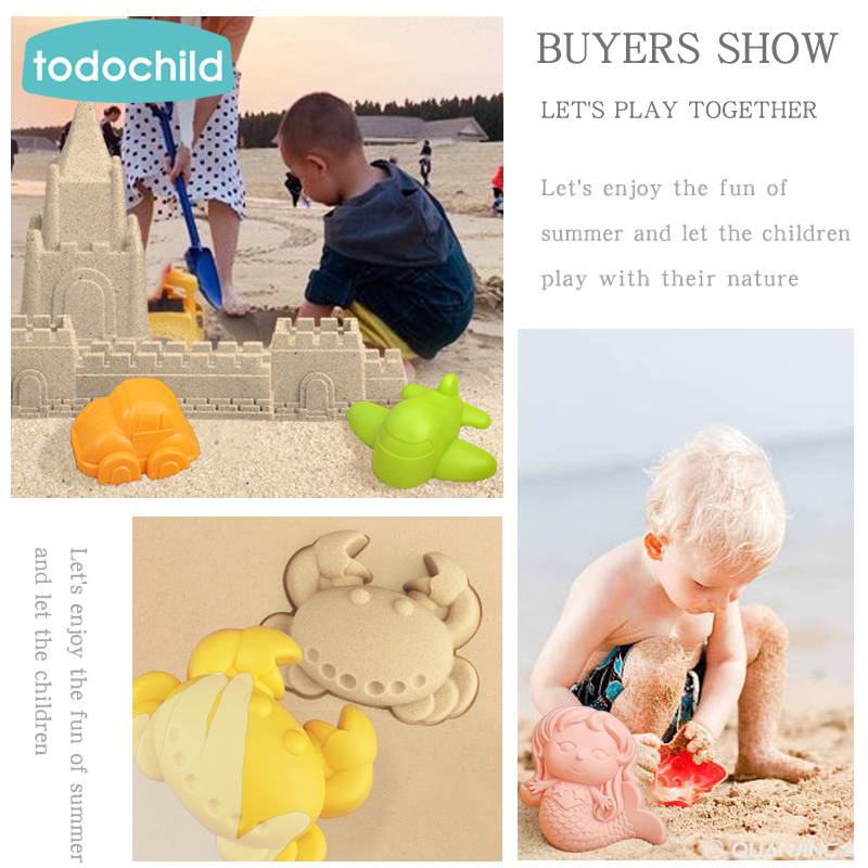 TODOCHILD Castle Animal Shape Molding Children's Beach Toys Digging Sand Model Tool Baby