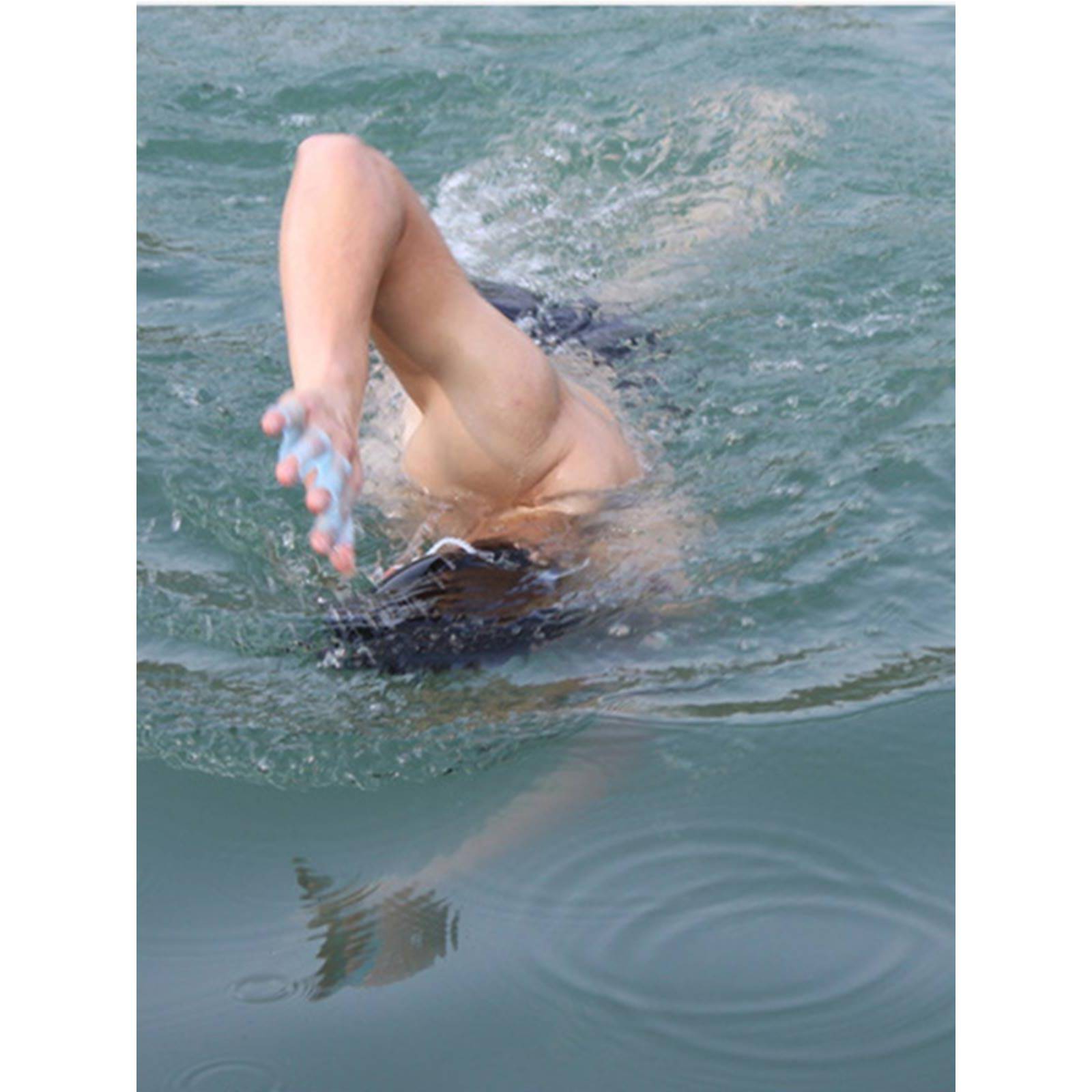Snorblone Silicone Swimming Equipment Palm Palm Handicapy Adult Half Palm Children's Swimming Handbats Freedom Swimming Gloves