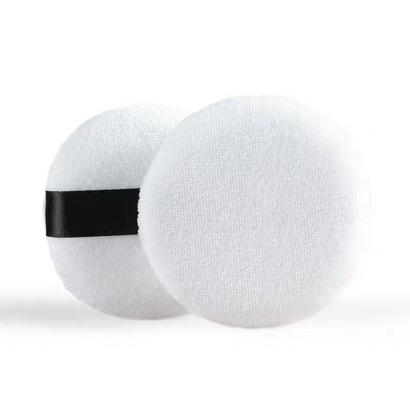 Rewel fluff puff plush loose powder air cushion large velvet flour fixed makeup powder special sponge makeup tool powder foundation fluid