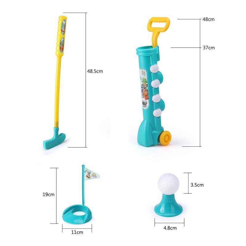 Children golf club set Toys Kindergarten Pokémon indoor outdoor bureaus parent -child sports puzzle