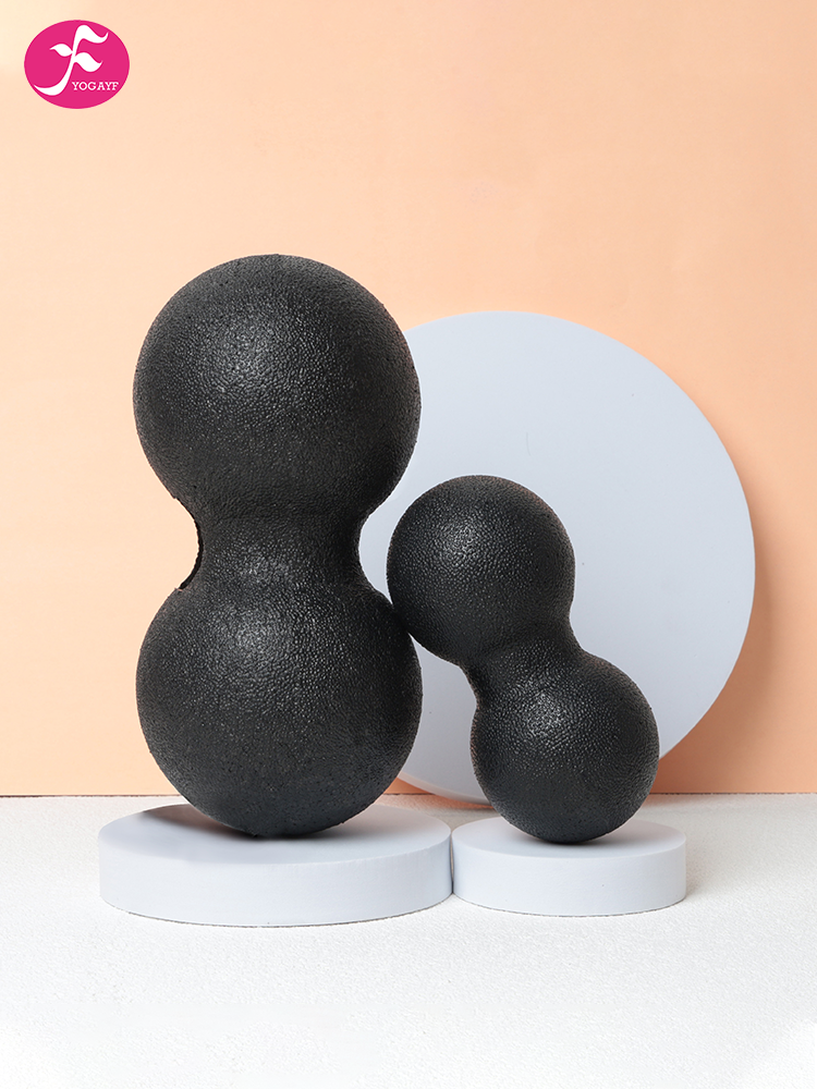 Yoga peanut fascia ball massage shoulder and cervical spine vertebrae large roller back ball sole foam axle cervical film fitness roller axis