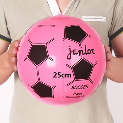Powder black inflatable football