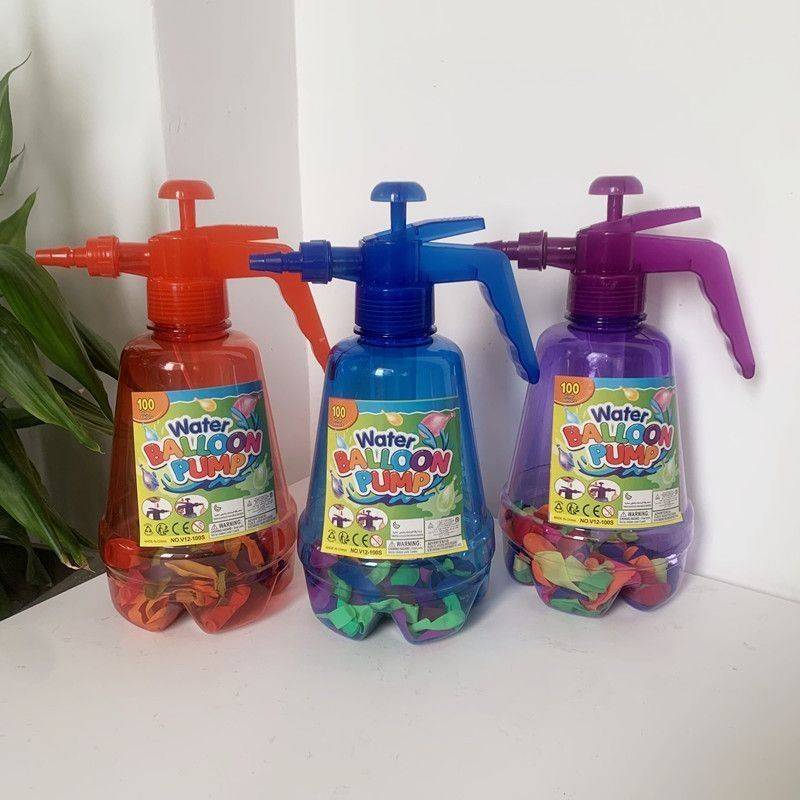 Summer season outdoor children's water balloon toy pressure spray bolt beach swimming pool to fight water and child game injection
