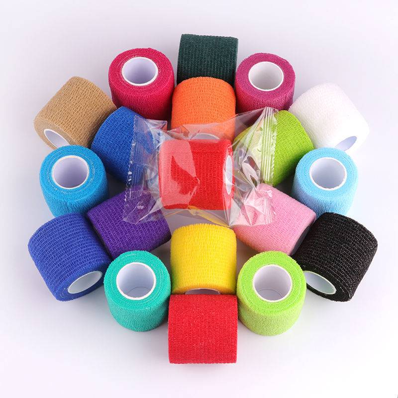 Elastic sports self -stick bandage football basketball scar plus pet elastic bandage bandage wrist and knee, elbow, ankle care
