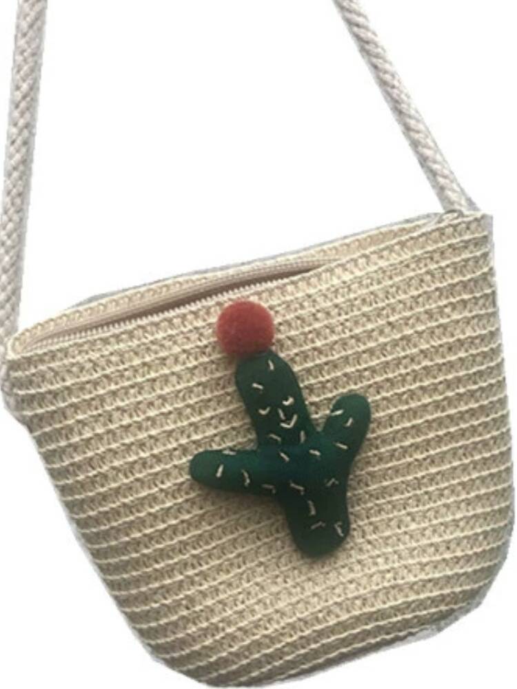 Selling cute artifact 1-8-year-old girl baggage holiday cherry grass editing shell bag female baby children shoulder bag pocket