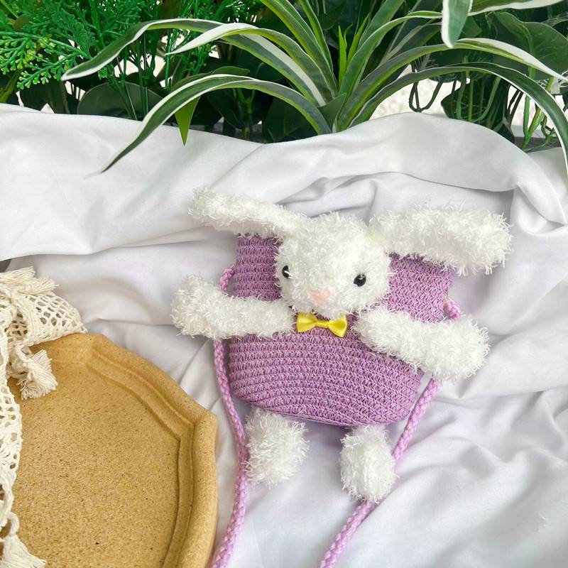 Purple White Rabbit