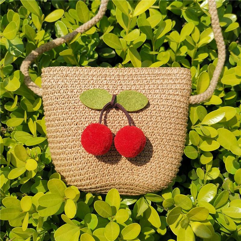 Khaki color cherry (hairy ball cherry)