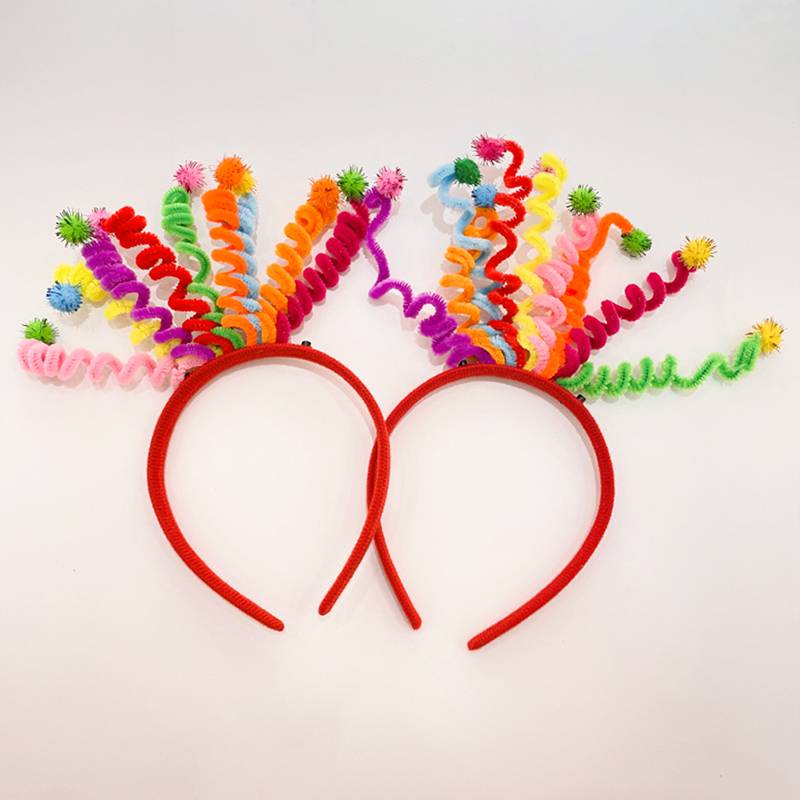 Colorful springs ball hoop-2