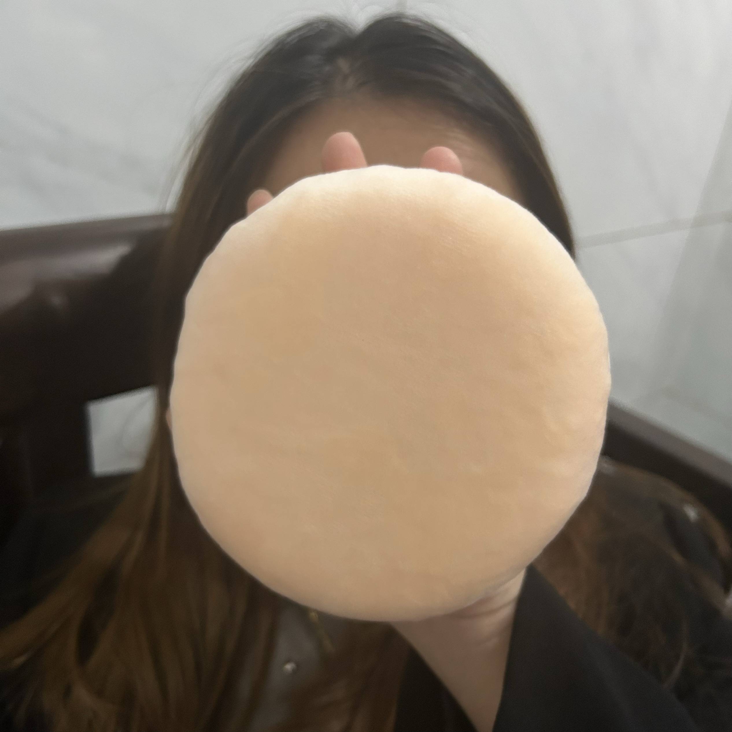 12 cm of diameter skin color super large powder puff