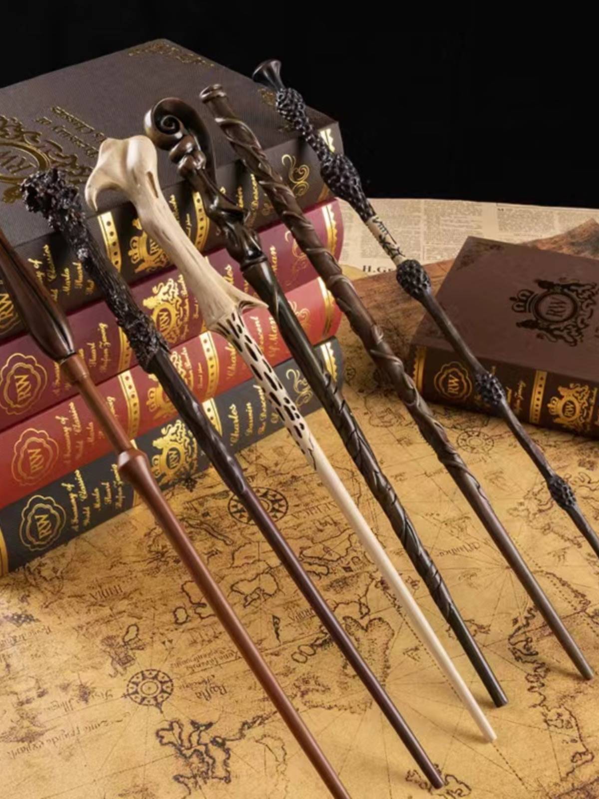 Harry Potter Wand Genuine Global Studios Glowing Magic Magic Bone Wood Prop Hermione Gift