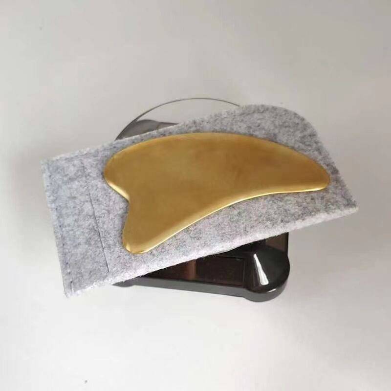 Scraping cover pure copper scraper plate protective cover felt cloth sleeve scraping board protective leather cover horn scrape plate cover