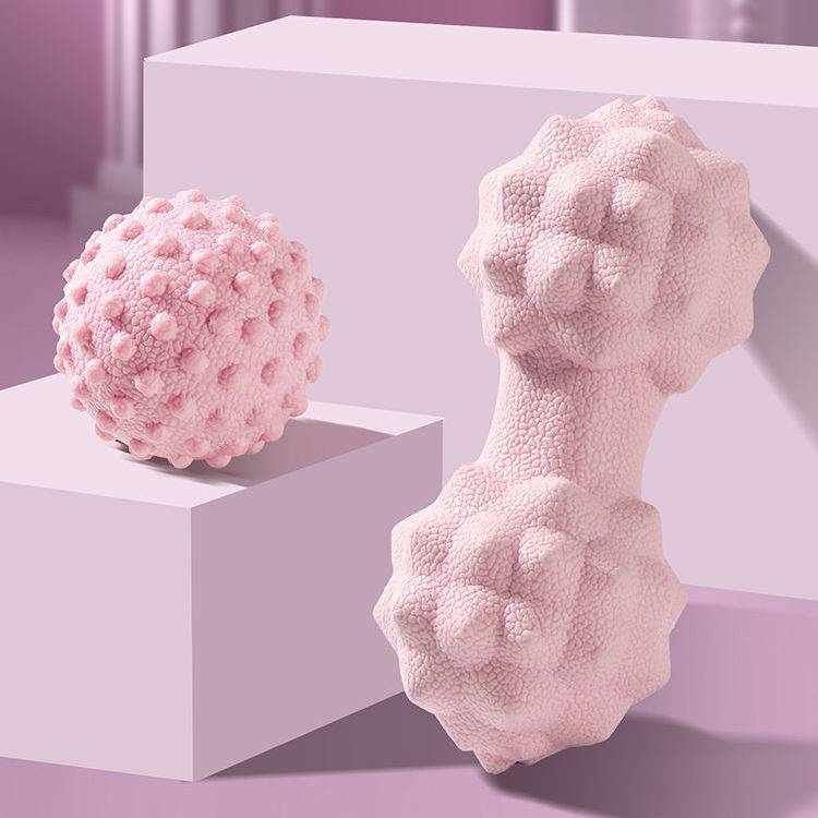Set [Fascia Ball+Diamond Peanut Ball] pink