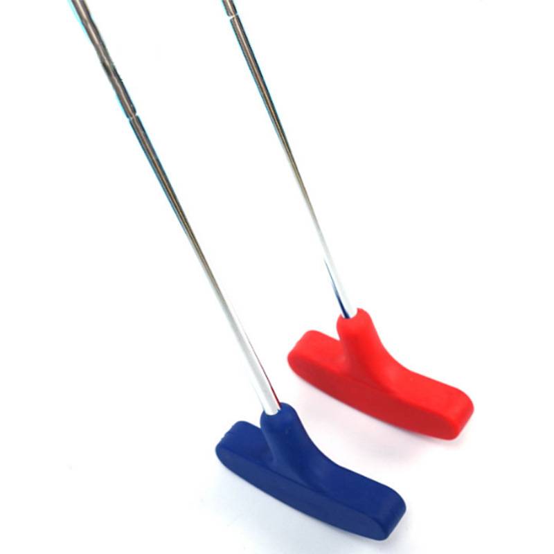 ZTE's new golf silicone push pole golf double -sided push poly color optional mini child push rod