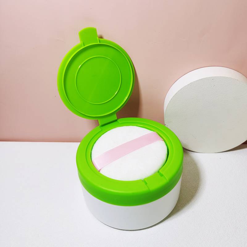 1 empty box [Green]+1 ribbon powder puff