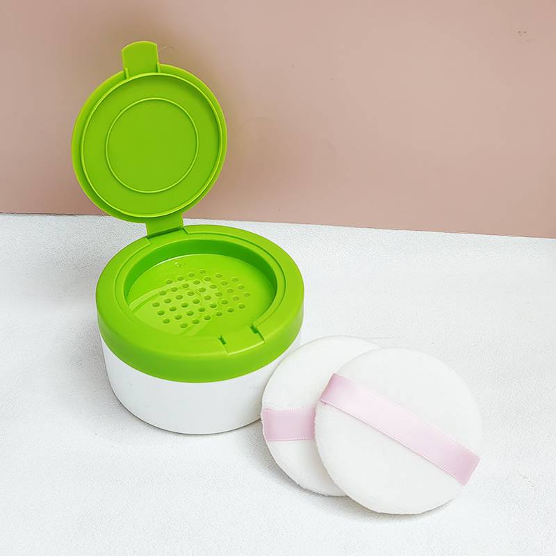 1 empty box [green]+2 ribbon powder puff