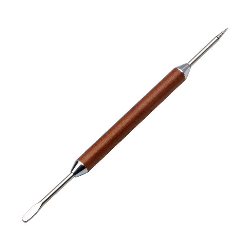 Coffee pornographic needle, flower artifact stainless steel pens, fancy professional hook flower needle carved needle storage storage