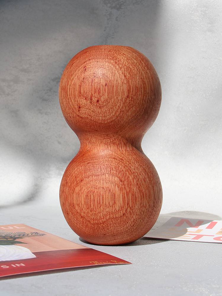 Solid wood fascia shoulder shoulder cervical vertebra muscle relaxation connecting peanut ball soles massage yoga fitness lumbar back meridian membrane ball