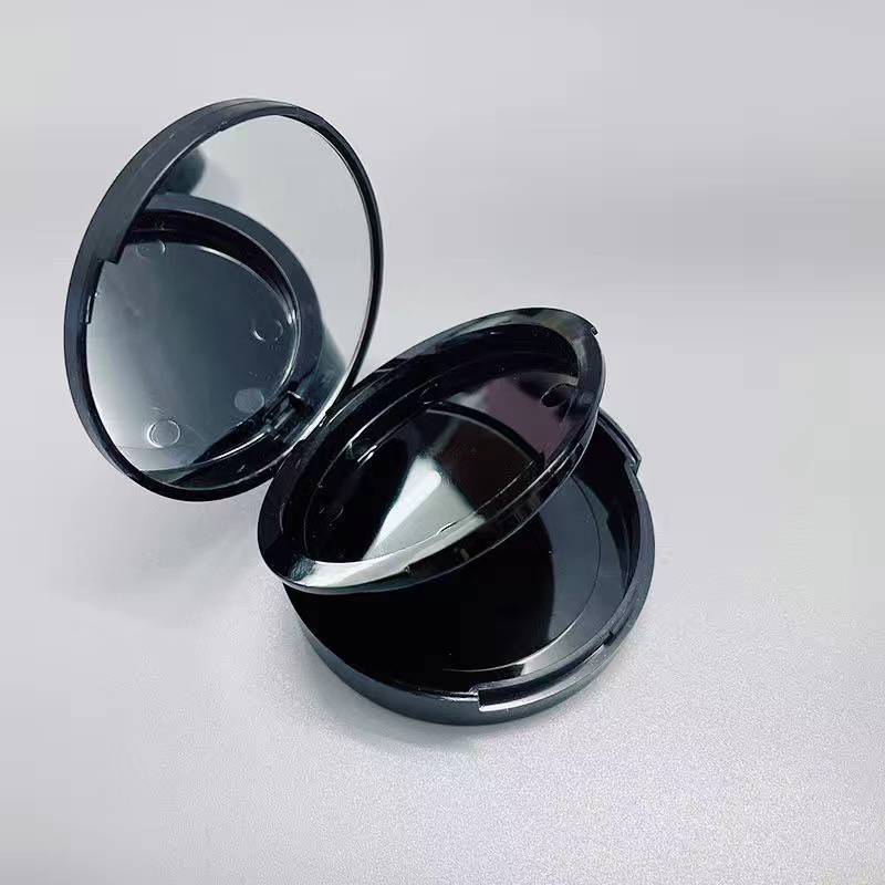 Black double -layer powder empty box+double -sided glue