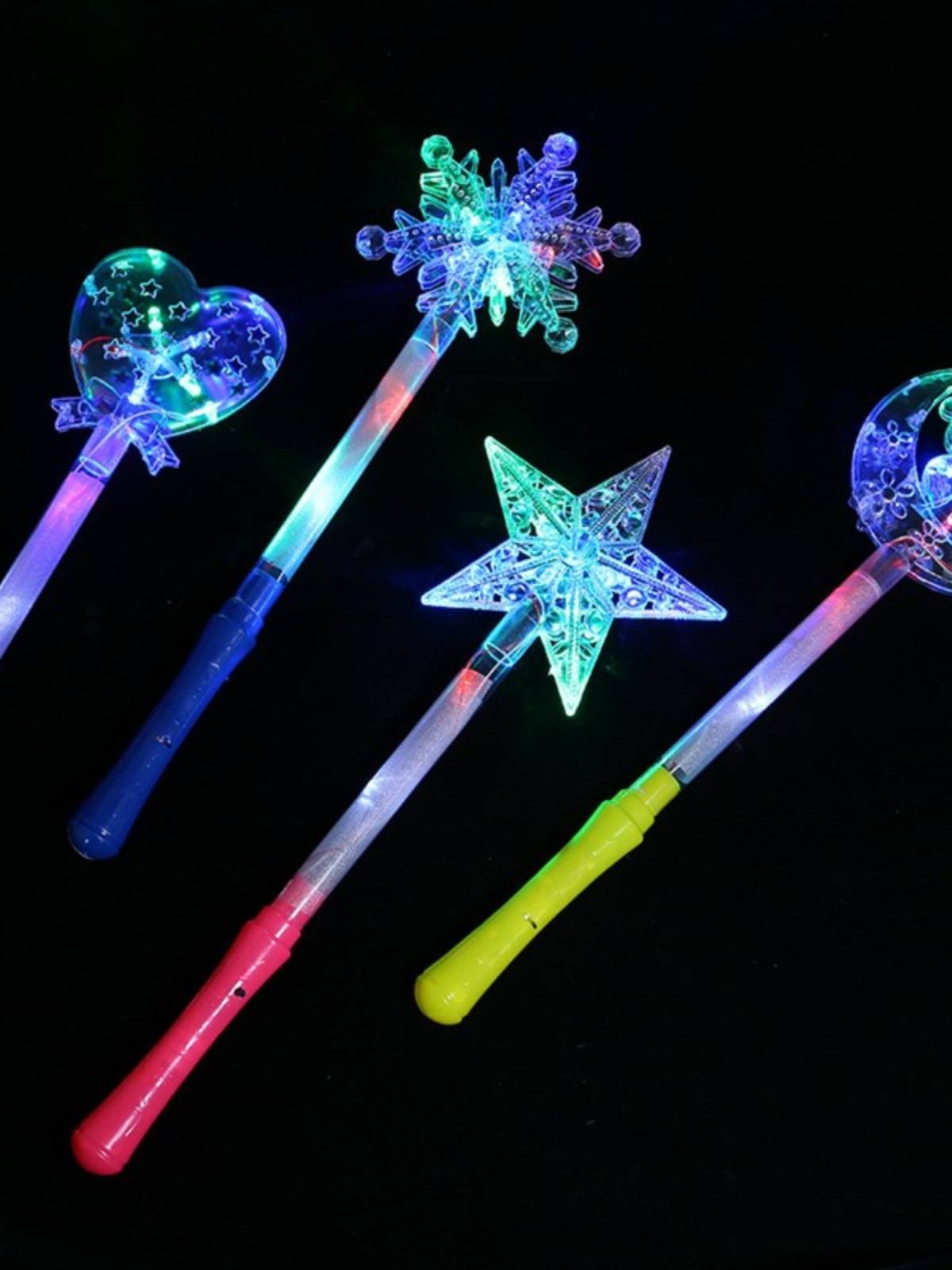 Colorful Star Month with Lantern Handshell Holding the Aid Stars Large Atmosphere Prople