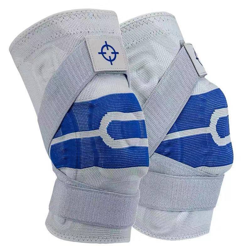 Perigenally knee pad band protection Silicon glue pad supports exercise knee basketball anti -collision half -moon board squat running gear