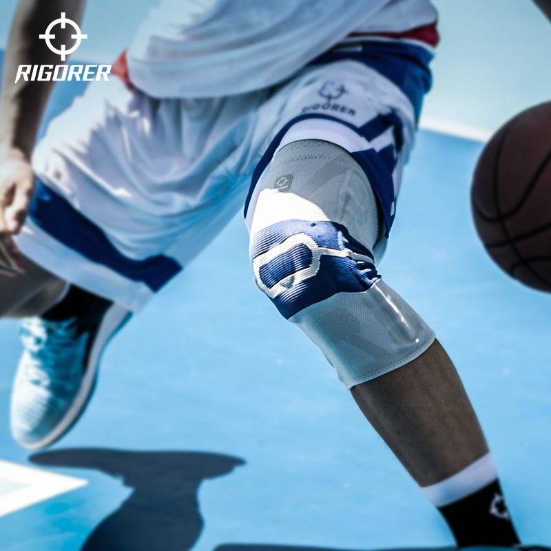 Perigenally knee pad band protection Silicon glue pad supports exercise knee basketball anti -collision half -moon board squat running gear