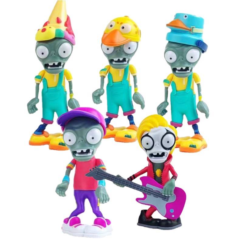 Plants vs. zombie toy single rugby zombie doctorate pirate giant road barrier iron barrel rocket doll